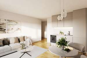 2-Zimmer Neubauwohnung im Erdgeschoss mit Sonnenterrasse in Düsseldorf-Rath – Rather Broich 154, 40470 Rath, Düsseldorf – Vorschaubild 2
