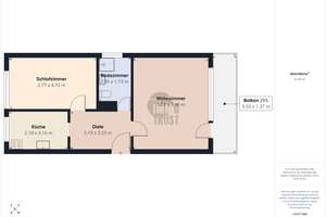 Komfortable 2-Zimmer-Wohnung in Hannover mit Balkon, Tiefgaragen-Stellplatz & modernem Flair – Die vollständige Adresse der Immobilie erhältst du vom Anbieter., 30627 Misburg-Nord, Hannover – Vorschaubild 10