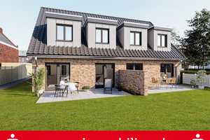 Top-Preis! Neubau-Energieeffizienzhaus! KfW 40-Doppelhaushälfte in Garding – Garding, Nordfriesland (Kreis), 25836 Nordfriesland (Kreis) – Vorschaubild 1
