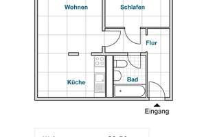 2-Zimmer-Wohnung sucht nette Nachmieter – Gerokstr. 34, 1307 Johannstadt-Süd, Dresden – Vorschaubild 2