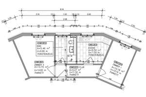 Aussichtsreiche Altbauwohnung mit Einbauküche - kernsaniert – Schauinslandstraße 34, 75177 Nordstadt, Pforzheim – Vorschaubild 2