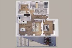Lichtdurchflutete 3-Zimmer-Penthousewohnung mit großzügiger Dachterrasse – Leher Landstraße 62, 27607 Langen – Vorschaubild 16