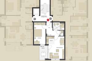 Moderne, barrierefreie 2-Zimmer-Wohnung im Wolfsberg Palais – Die vollständige Adresse der Immobilie erhältst du vom Anbieter., 75177 Nordstadt, Pforzheim – Vorschaubild 10