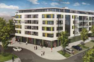Citypark Karlsruhe: Moderne 2-Zi.-WHG (57 m²) mit Loggia & Aufzug 