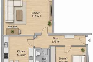 58,8 m² 2-Zimmer Wohnung mit Renovierungspotenzial in Ingolstadt inkl. Stellplatz & Keller – Die vollständige Adresse der Immobilie erhältst du vom Anbieter., 85053 Südost, Ingolstadt – Vorschaubild 16