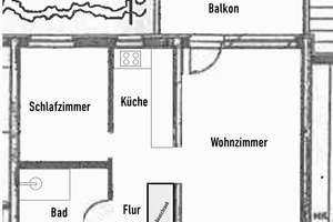 Top 1,5-Zi. Whg. mit Balkon Nürnberg - Tiergarten / Wohnung mieten – Die vollständige Adresse der Immobilie erhältst du vom Anbieter., 90480 Schmausenbuckstraße, Nürnberg – Vorschaubild 5