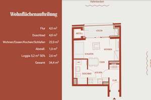 ENTSPANNTES WOHNEN DIREKT AM RHEIN MIT BLICK INS HAFENBECKEN.  – 55120 Neustadt, Mainz – Vorschaubild 22