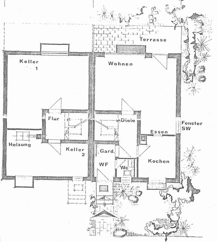 Grundriss EG + Keller