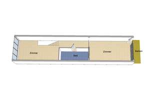IMMOBERLIN.DE - Exklusive 3-Zimmer-Wohnung mit Loggia im Corbusierhaus nahe Olympiastadion – Die vollständige Adresse der Immobilie erhältst du vom Anbieter., 14055 Westend, Berlin – Vorschaubild 9