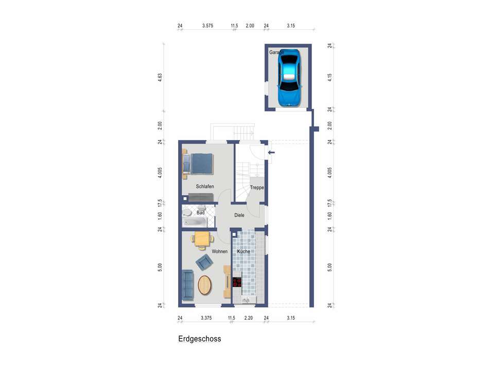 Grundriss Erdgeschoss