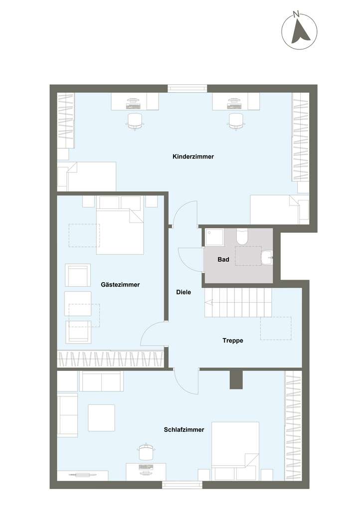 Dachgeschoss mit Vorschlag ...