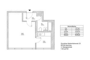 Noch vermietetes - lichtdurchflutetes Apartment in Garching - frisch saniert mit Stellplatz – Heidenheimerstraße 33, 85748 Garching bei München – Vorschaubild 13