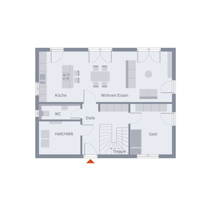 Grundriss Erdgeschoss