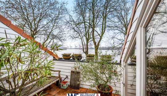 Bild von Frische Brise, Möven, Wasserblick - Wohnung mit Stadthauscharakter in Övelgönne