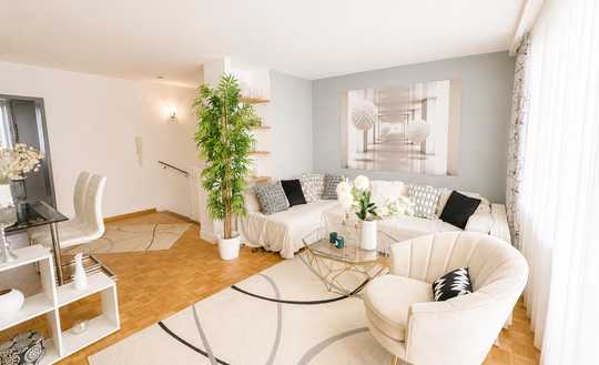 Maisonettewohnung mit Balkon, Wintergarten & traumhaftem Ausblick zum BraWo-Park