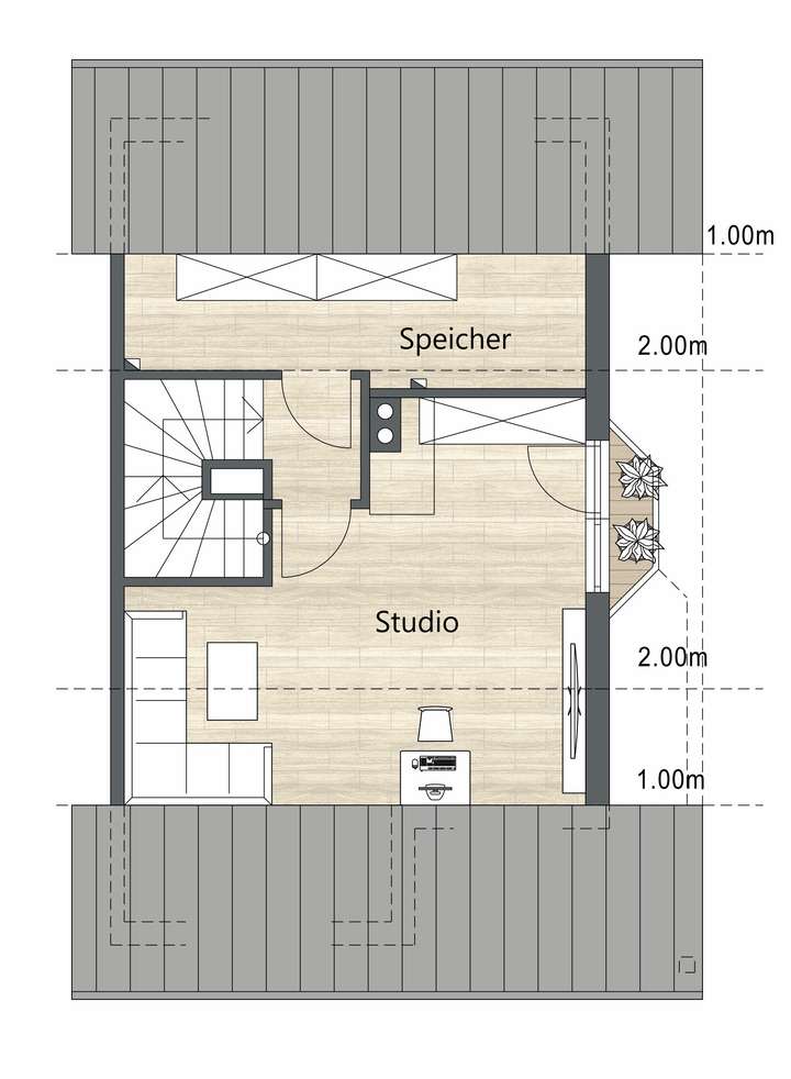 Grundriss Dachgeschoss