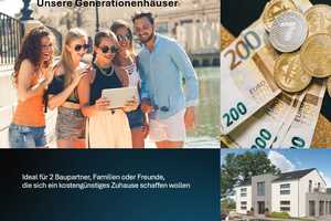 Ideal für 2 Baupartner, Familie oder Freunde kostengünstiges bauen – Waldshut (Kreis) – Vorschaubild 1