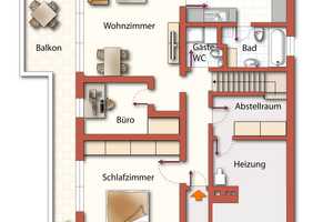 Attraktives Zweifamilienhaus mit traumhafter Aussicht am Ortsrand von Liggeringen – Radolfzell am Bodensee, Konstanz (Kreis), 78315 Konstanz (Kreis) – Vorschaubild 17
