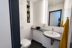 1-Zimmer Studentenapartment, möbeliert, Einbauküche, im Univiertel – Die vollständige Adresse der Immobilie erhältst du vom Anbieter., 86159 Universitätsviertel, Augsburg – Vorschaubild 5