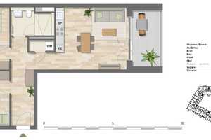 Neubau-Erstbezug | Moderne 3-Zimmer-Wohnung mit Balkon, Einbauküche und Tiefgaragenstellplatz – Metzer Straße 26, 40476 Düsseldorf – Vorschaubild 11
