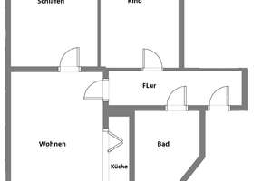 Urgemütliche Drei-Zimmer-Wohnung – Die vollständige Adresse der Immobilie erhältst du vom Anbieter., 40599 Reisholz, Düsseldorf – Vorschaubild 7