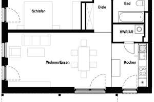 Wunderschöne Erdgeschosswohnung mit Küche – Haardtring 21, 64295 Darmstadt-West, Darmstadt – Vorschaubild 8