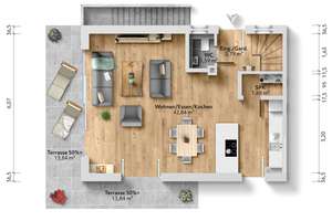 Bezugsfertiger Neubau mit A+ Energiekennwert zum Selbstbezug – Die vollständige Adresse der Immobilie erhältst du vom Anbieter., 81929 Daglfing, München – Vorschaubild 22