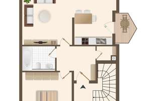 Wohnen im Grünen mit Balkon – Am Holzbiel 2, 99098 Töttleben, Erfurt – Vorschaubild 8