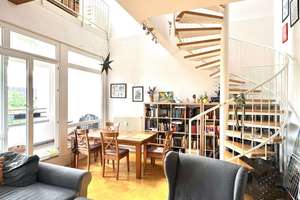 Kapitalanlage mit Charme: Modernisierte Altbau-Maisonette mit Galerie, Loggia & PKW-Stellplatz! – 48159 Uppenberg, Münster – Vorschaubild 2