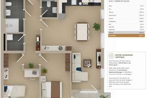 Moderne, barrierefreie 3-Zimmer-Neubauwohnung mit Balkon – Die vollständige Adresse der Immobilie erhältst du vom Anbieter., 79423 Heitersheim – Vorschaubild 9