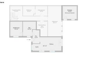 Einliegerwohnung mit fast Erstbezug mit Wohlfühlbad und Einbauküche für Gartenliebhaber – Die vollständige Adresse der Immobilie erhältst du vom Anbieter., 1156 Mobschatz, Dresden – Vorschaubild 2
