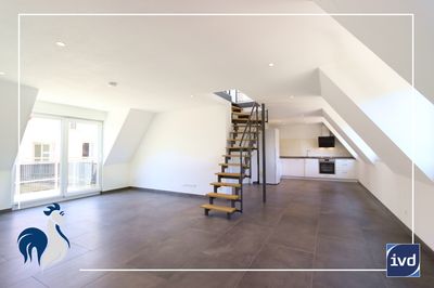 Lebens-Freiraum! Neubau-Maisonettewohnung + Balkon + Einbauküche im Herzen der Stadt