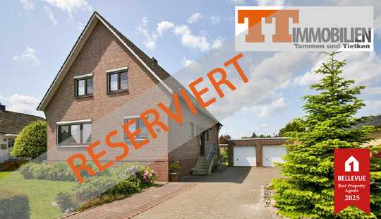 Bild von TT bietet an: Familienidyll im Herzen Frieslands Gepflegtes Einfamilienhaus mit Wintergarten