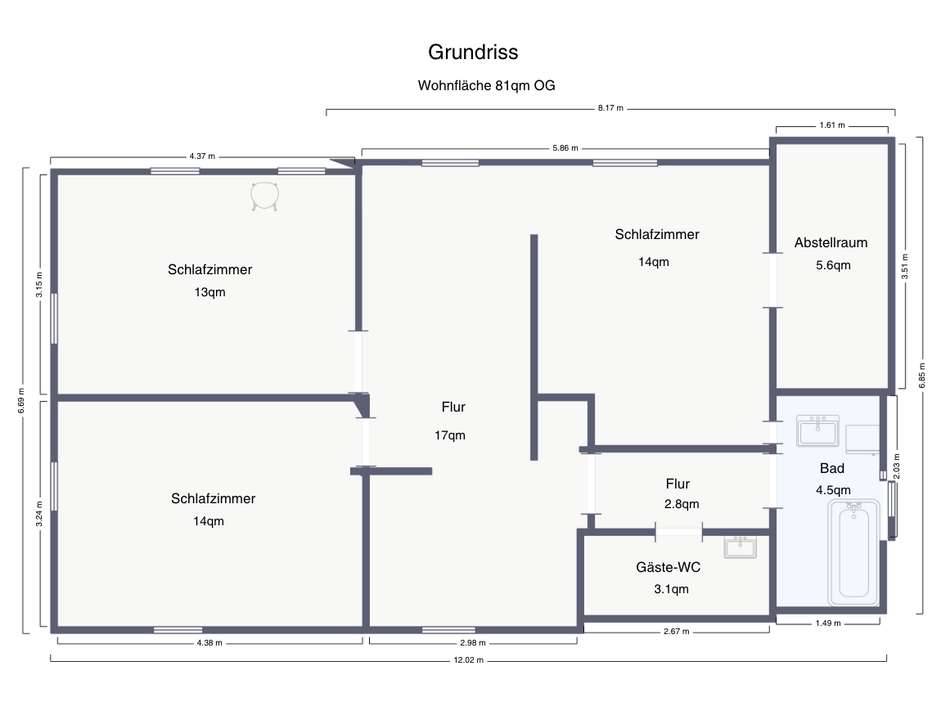 Grundriss OG