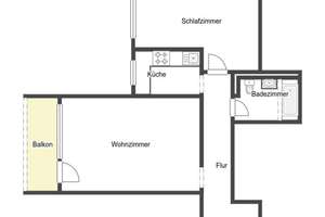 Vermietete 2-Zimmer-Wohnung mit Balkon und PKW Stellplatz in den grünen Hinterhof  – Die vollständige Adresse der Immobilie erhältst du vom Anbieter., 12347 Britz, Berlin – Vorschaubild 12