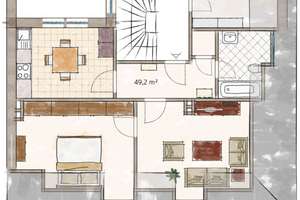 2-Zimmer-Dachgeschosswohnung in Holsterhausen – Kützelstraße 30, 45147 Holsterhausen, Essen – Vorschaubild 8