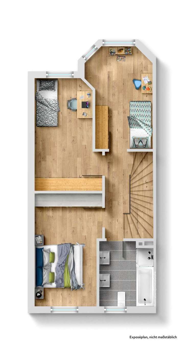 Grundriss Obergeschoss