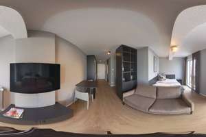mio Compact Apartment: Vollmöbliertes 1-Zimmer-Apartment mit Designerküche, WLAN – Himmelgeister Straße 66a, 40225 Bilk, Düsseldorf – Vorschaubild 8