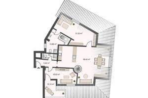 Maisonette Wohnung im Lipsia Haus - EBK | Dachterrasse | Bad en Suite – Barfußgäßchen 12, 4109 Zentrum, Leipzig – Vorschaubild 22