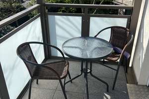 Neubau-Cool Wohnen für Studenten in Darmstadt, 1 Zimmer-Apartment,möbliert,mit Terrasse – Heinrichwingertsweg 51, 64285 Bessungen, Darmstadt – Vorschaubild 1