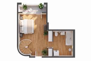 Erstbezug nach hochwertiger Renovierung und Möblierung | Maisonettewohnung | Einbauküche | Balkon – Die vollständige Adresse der Immobilie erhältst du vom Anbieter., 4155 Gohlis-Süd, Leipzig – Vorschaubild 17