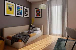 Maisonettewohnung mit Balkon und Dachterrasse sowie zwei Bädern – Lilli-Marx-Straße 2, 40597 Benrath, Düsseldorf – Vorschaubild 5