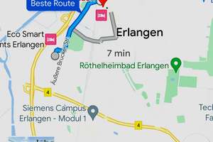 Helle 1 Zimmer Wohnung mit großer Loggia in zentraler Lage in Erlangen Süd – Johann-Jürgen-Straße 9, 91052 Anger, Erlangen – Vorschaubild 6