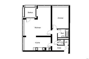 Frisch modernisiert: geräumige 2-Zimmer-Wohnung mit Balkon und Aufzug – Gropiusweg 17, 44801 Querenburg, Bochum – Vorschaubild 15