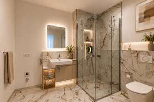 EXKLUSIVER ERSTBEZUG: Luxus-2-Zi-Wohnung mit großem Südbalkon und Weitblick – Truderingerstraße 86e, 81673 Josephsburg, München – Vorschaubild 5