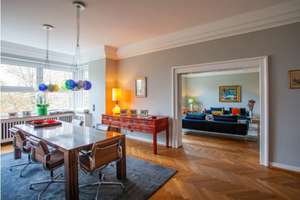 Traumhafte Altbauwohnung mit herrlichem Rheinblick in Düsseldorf Golzheim