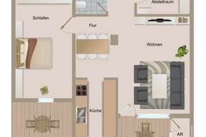 Gemütliche Eigentumswohnung mit großer Terrassenfläche und Duplex-Garage – Die vollständige Adresse der Immobilie erhältst du vom Anbieter., 66123 Sankt Johann, Saarbrücken – Vorschaubild 9