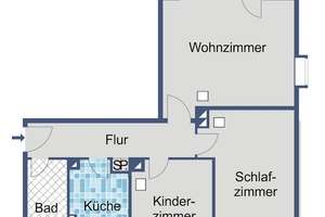 Komfortable 3-Zimmer-Wohnung mit Loggia in Wiesbaden-Erbenheim – Moabiter Straße 14, 65205 Erbenheim, Wiesbaden – Vorschaubild 4