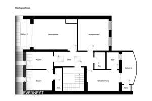 Über den Dächern von Düsseltal: Exklusives DG-Refugium mit Balkon-Duo & modernster Ausstattung – 40237 Düsseltal, Düsseldorf – Vorschaubild 28