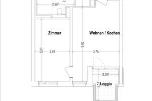 Helle 2-Zimmer Wohnung mit Balkon und Havelblick zur Untermiete – Die vollständige Adresse der Immobilie erhältst du vom Anbieter., 13599 Haselhorst, Berlin – Vorschaubild 1